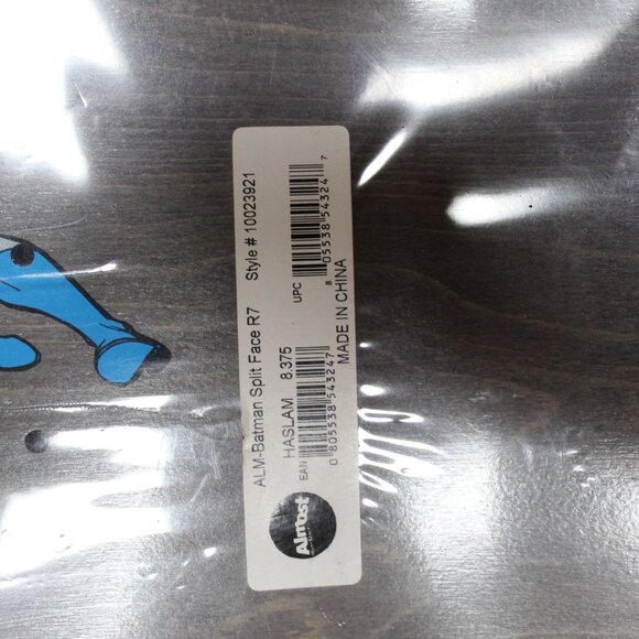 Almost Maple BATMAN Split Face Skateboard Deck 8.375 DC Comics R-7 - Picture 3 of 13
